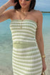 'Azura' Tube Top and Skirt Sweater Set - Celes Fashion